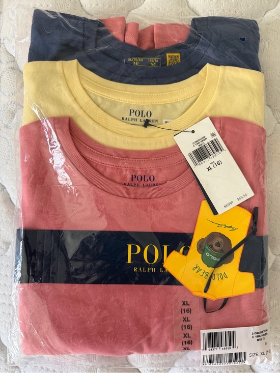 Polo Ralph Lauren Tops - Polo Ralph Lauren Multi-Color Crew Neck Tee Set - Yellow, Pink, Navy